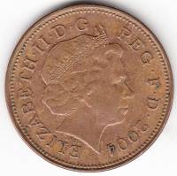 () Монета Великобритания 2004 год   ""   Серебрение  XF
